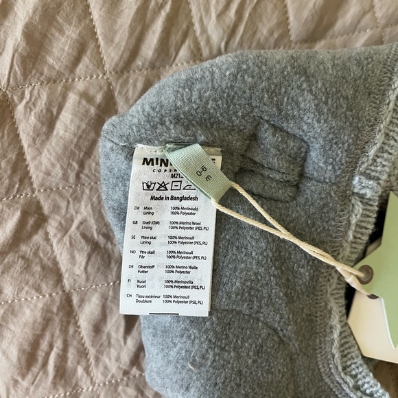 Merino Wool Baby Hat - Mini a Ture 0-6 m - Picture 4 of 5